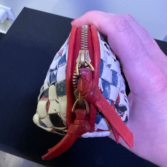 Bottega Veneta Multi Color Mini Zip Pouch in Excellent Condition - Picture 5 of 10